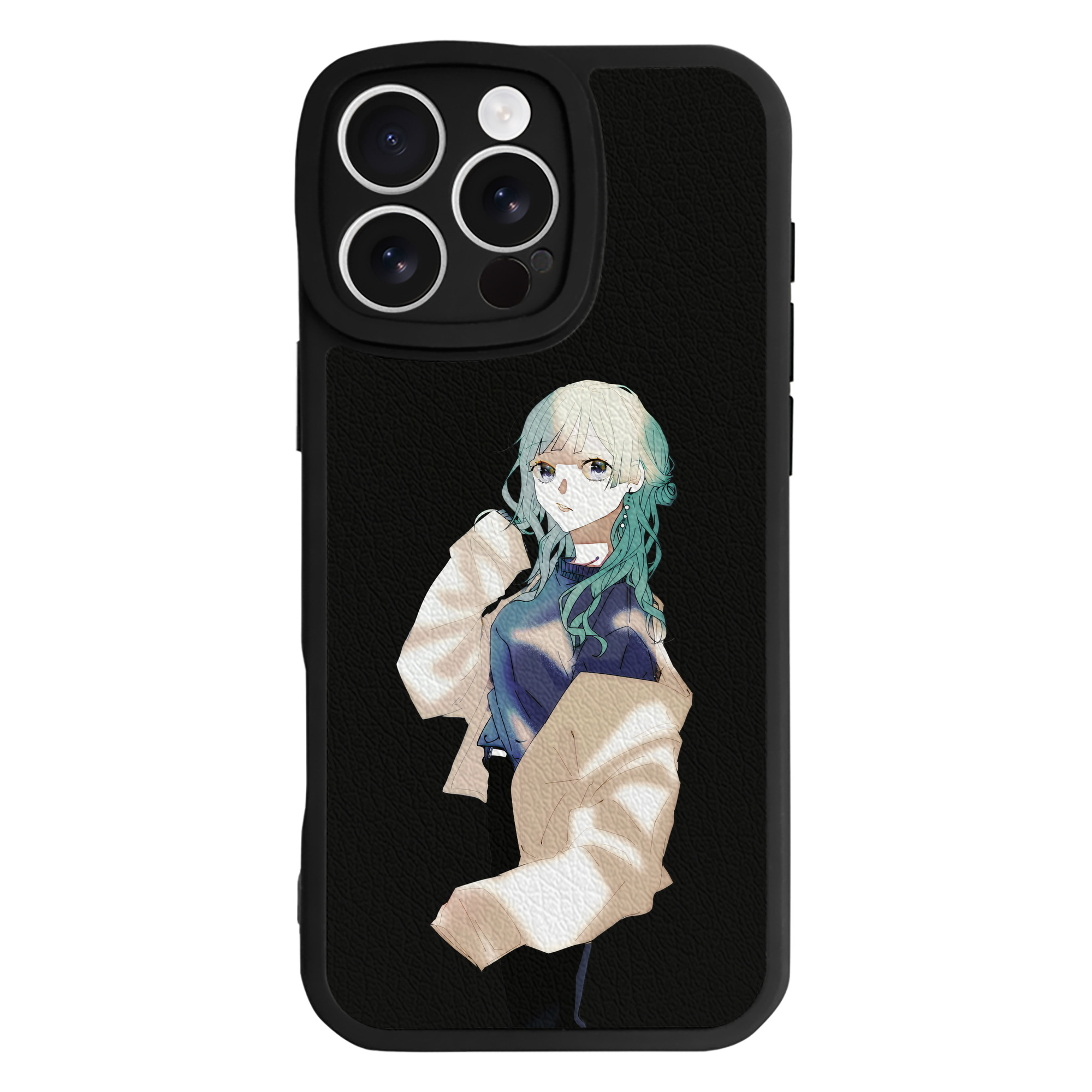 （画像用） 呪術廻戦 Jujutsu Kaisen 【iPhone 16シリーズ対応】シリコンスマホケース（レザー調） 材質：シリコン